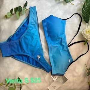 New swim wear Blue adidas size small